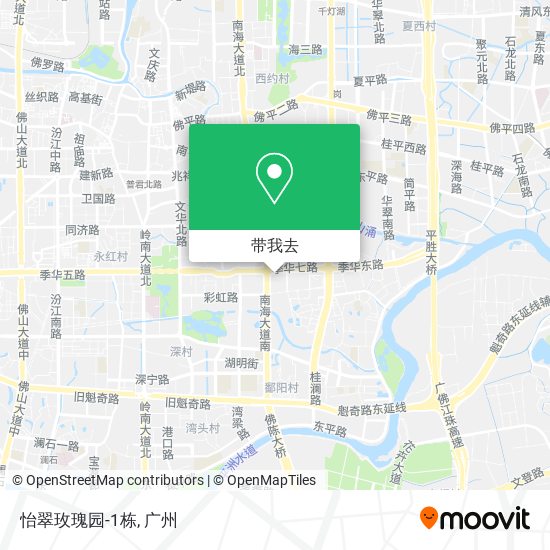 怡翠玫瑰园-1栋地图