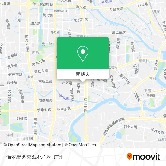 怡翠馨园嘉观苑-1座地图