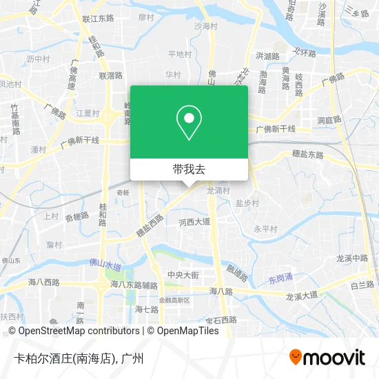 卡柏尔酒庄(南海店)地图