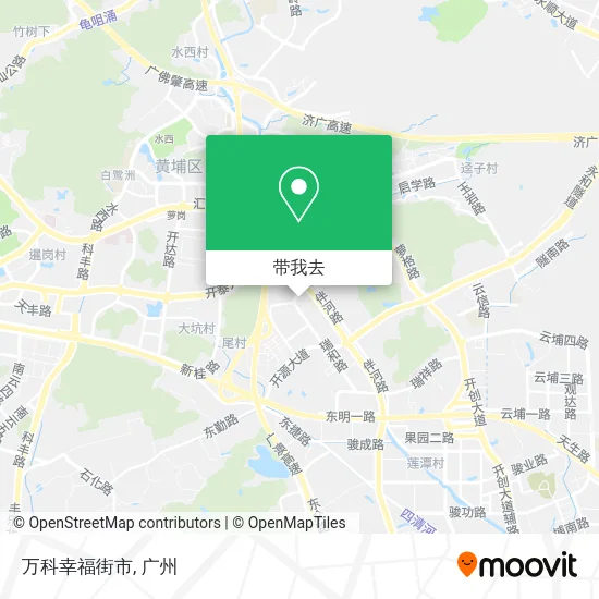 万科幸福街市地图