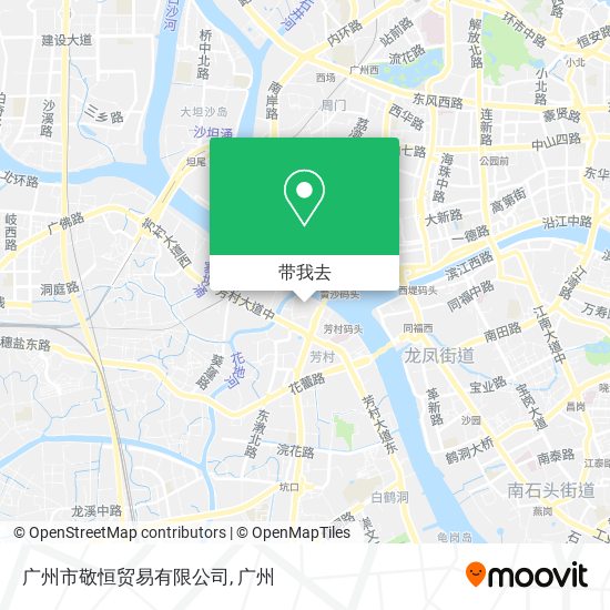 广州市敬恒贸易有限公司地图