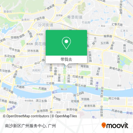 南沙新区广州服务中心地图