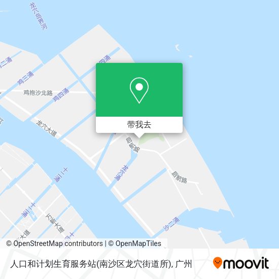 人口和计划生育服务站(南沙区龙穴街道所)地图