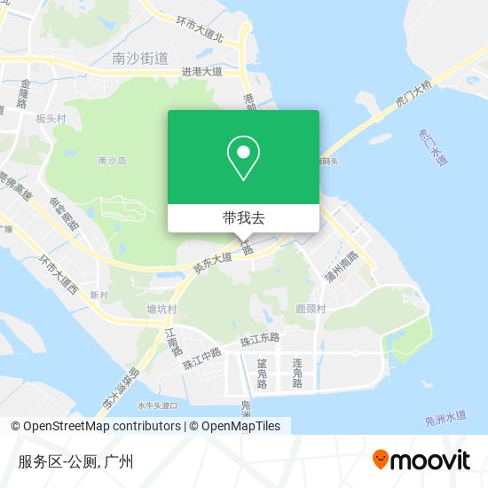 服务区-公厕地图