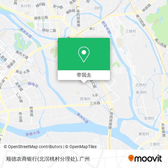 顺德农商银行(北滘桃村分理处)地图