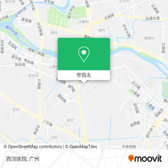 西滘医院地图