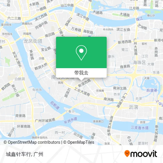 城鑫针车行地图