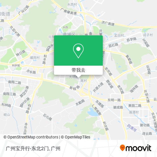 广州宝升行-东北2门地图