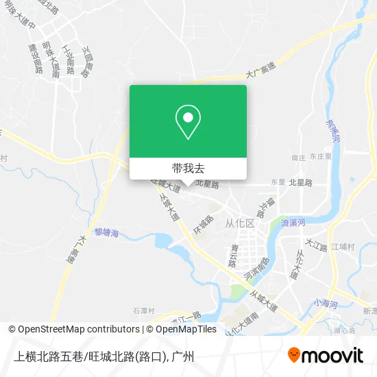 上横北路五巷/旺城北路(路口)地图