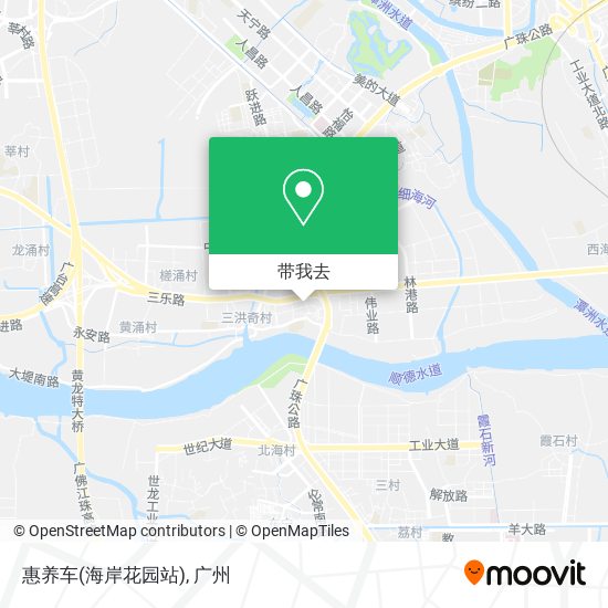 惠养车(海岸花园站)地图