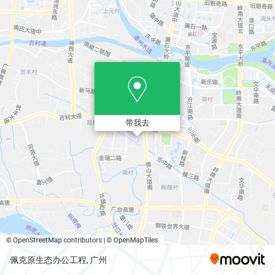 佩克原生态办公工程地图