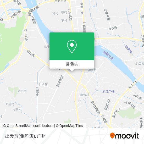 出发剪(集雅店)地图