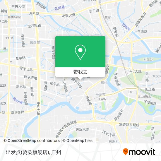出发点(烫染旗舰店)地图