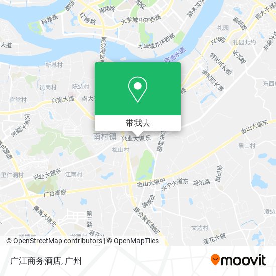 广江商务酒店地图