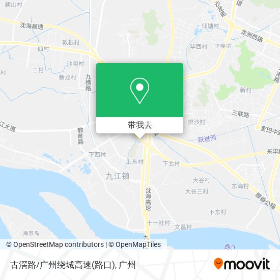 古滘路/广州绕城高速(路口)地图