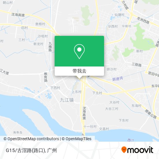 G15/古滘路(路口)地图