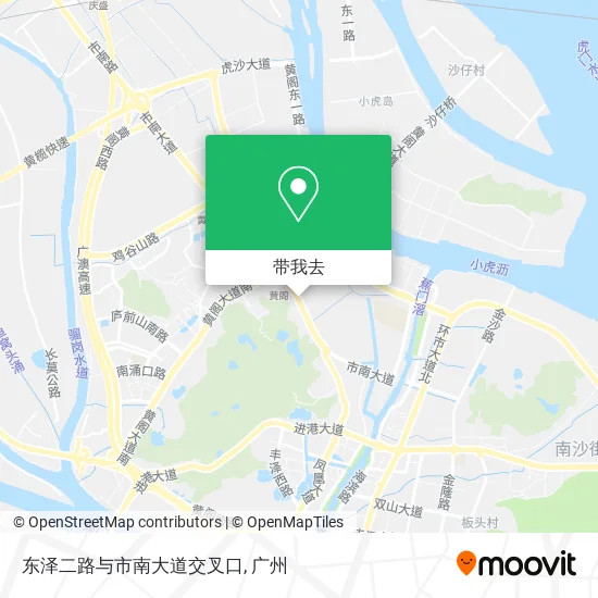 东泽二路与市南大道交叉口地图