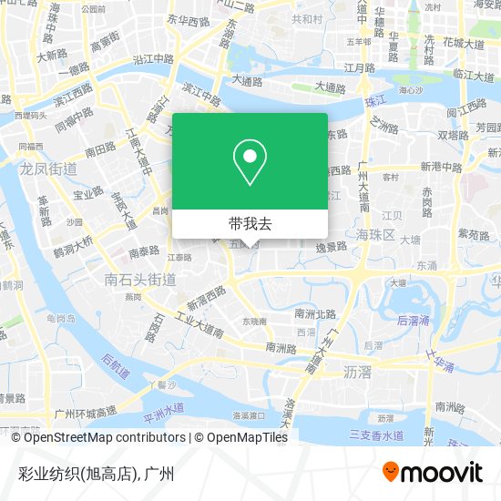 彩业纺织(旭高店)地图
