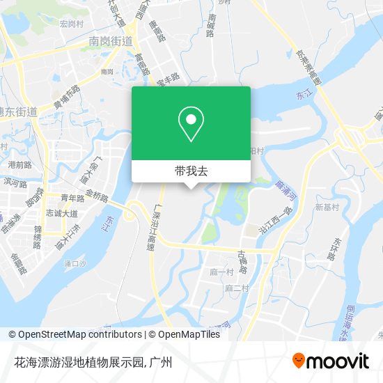 花海漂游湿地植物展示园地图