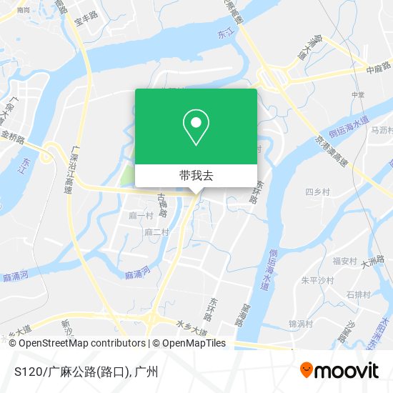 S120/广麻公路(路口)地图