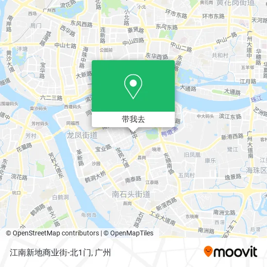江南新地商业街-北1门地图