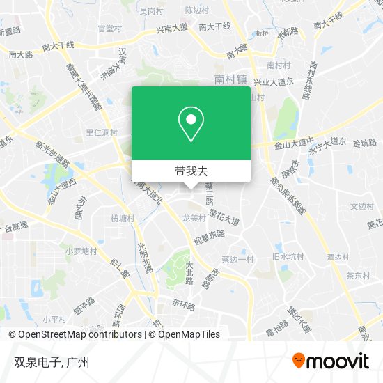 双泉电子地图