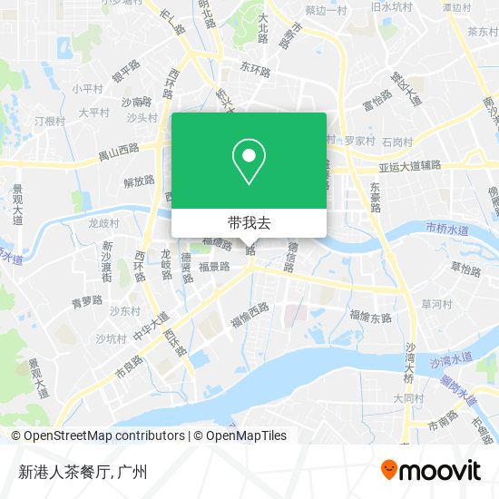 新港人茶餐厅地图