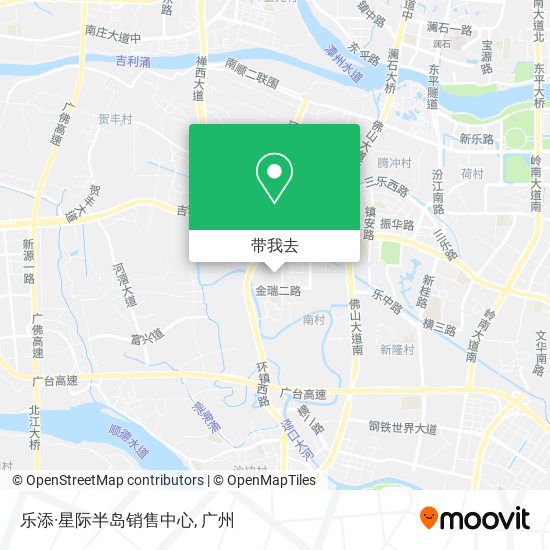 乐添·星际半岛销售中心地图
