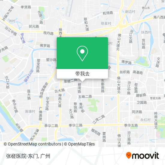 张槎医院-东门地图