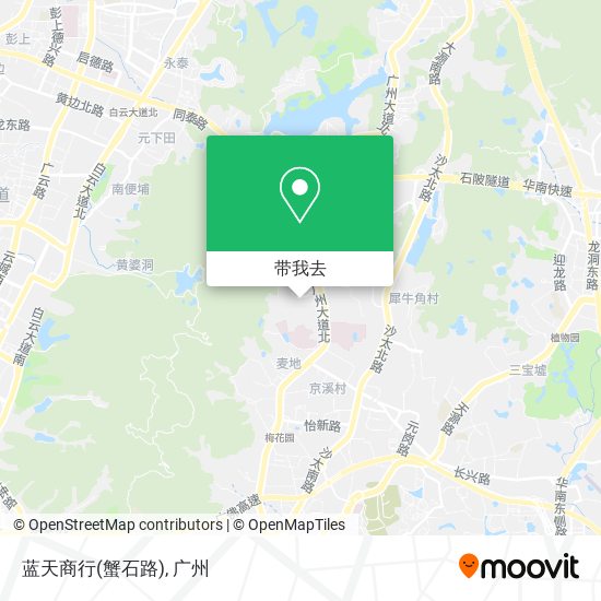 蓝天商行(蟹石路)地图