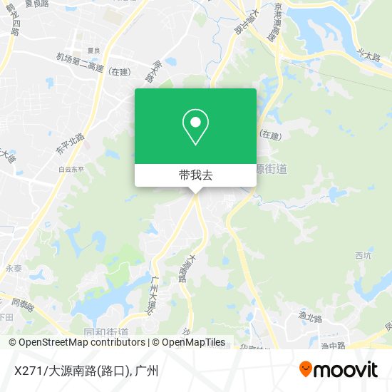 X271/大源南路(路口)地图