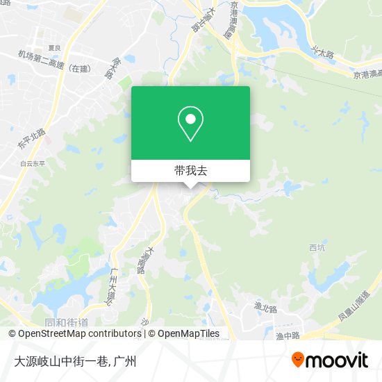 大源岐山中街一巷地图