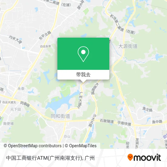 中国工商银行ATM(广州南湖支行)地图