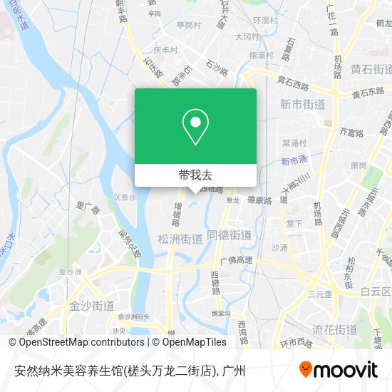 安然纳米美容养生馆(槎头万龙二街店)地图