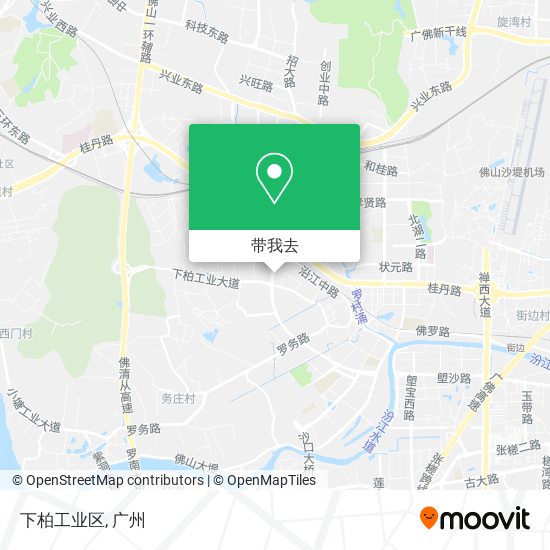 下柏工业区地图