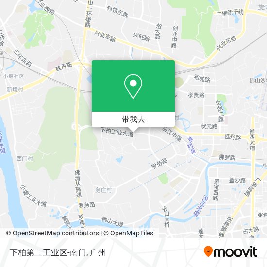 下柏第二工业区-南门地图