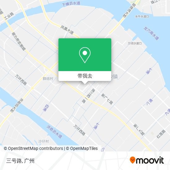 三号路地图