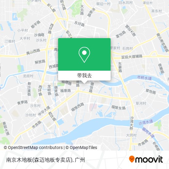 南京木地板(森迈地板专卖店)地图