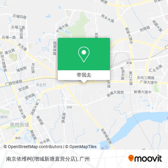 南京依维柯(增城新塘直营分店)地图