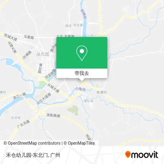 禾仓幼儿园-东北门地图