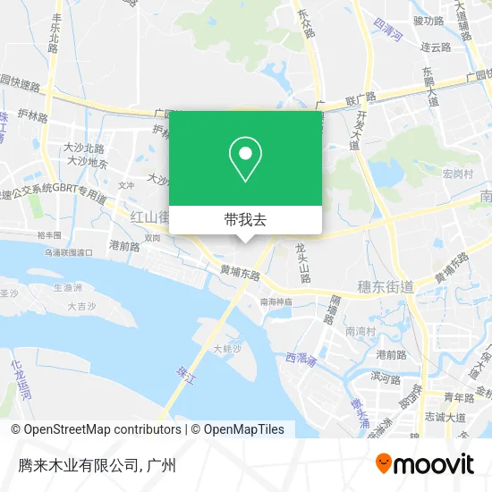 腾来木业有限公司地图