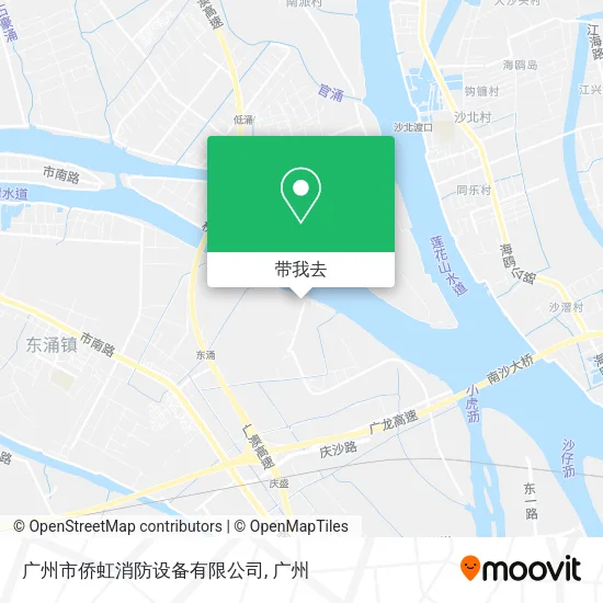广州市侨虹消防设备有限公司地图