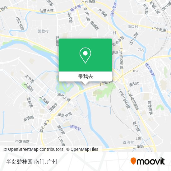 半岛碧桂园-南门地图