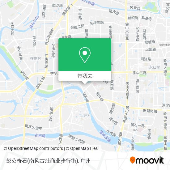 彭公奇石(南风古灶商业步行街)地图