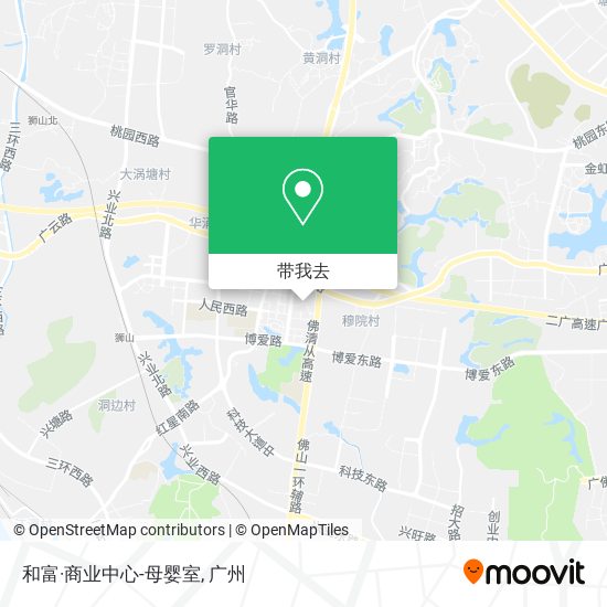 和富·商业中心-母婴室地图