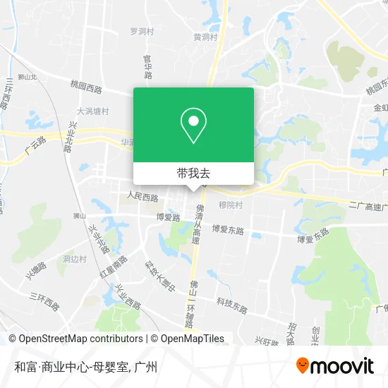 和富·商业中心-母婴室地图