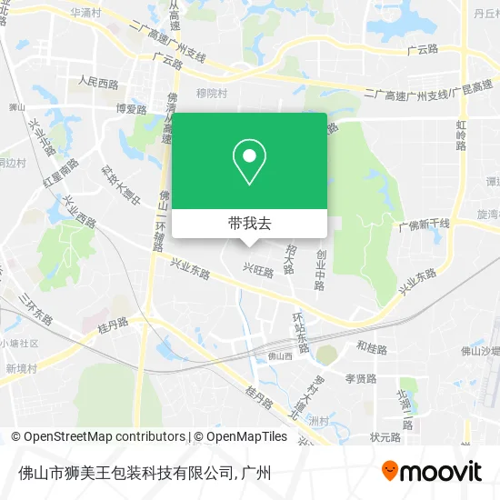 佛山市狮美王包装科技有限公司地图