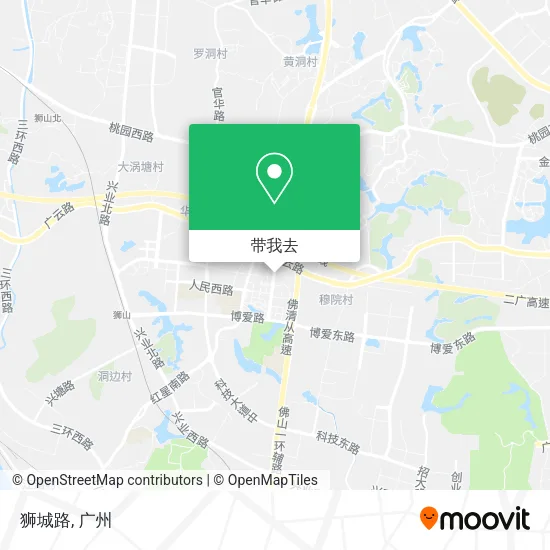 狮城路地图