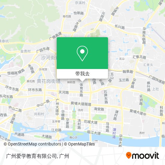 广州爱学教育有限公司地图