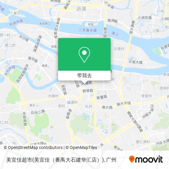 美宜佳超市(美宜佳（番禺大石建华汇店）)地图